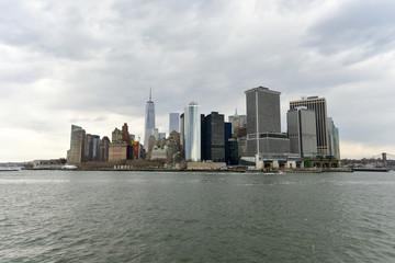 Fototapeta na wymiar View of Lower Manhattan