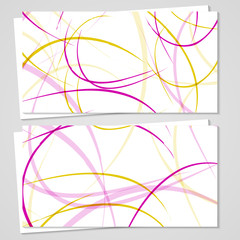 Vector business-card  set for your design