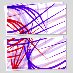 Vector business-card  set for your design