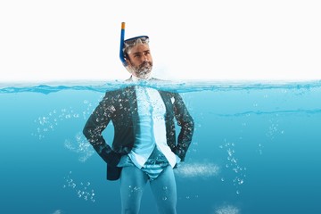 Businessman fight against time