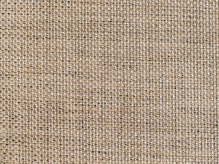 Closeup photo background texture of brown canvas