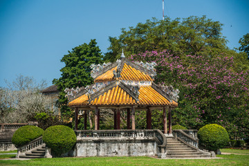 pavilion in parks of citadel, Hue