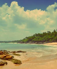 Fototapete Olive tropical beach - vintage retro style  © Kokhanchikov
