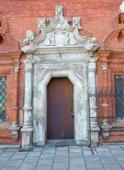 Fototapeta na wymiar Fragments of architecture Vysokopetrovsky Monastery, Moscow