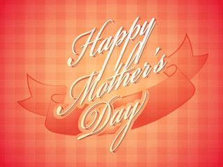 Happy Mother's Day celebration greeting card.