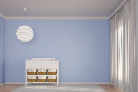 Kinderzimmer mit Wickeltisch