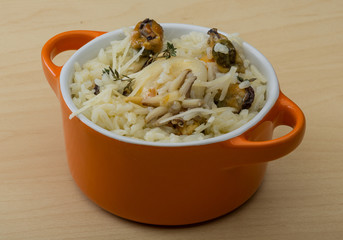 Risotto with mussels