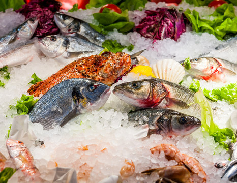 &Eacute;tale de poissonnerie