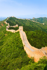 Great wall under sunshine