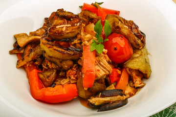 Chicken with vegetables