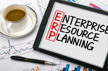 ERP concept:enterprise resource planning