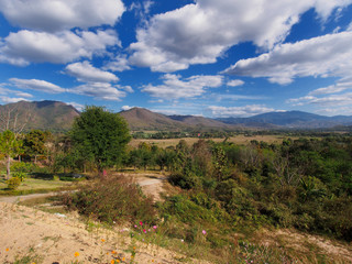Fototapeta na wymiar Pai landscape, Thailand