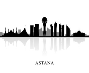 Astana is the capital of Kazakhstan.  - obrazy, fototapety, plakaty