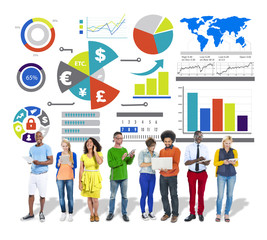 Obraz premium Diverse Diversity Ethnic Ethnicity Unity Variation Concept