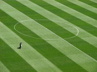 Fototapeta premium empty football field