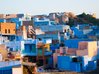Jodhpur the blue city, Jodhpur, Rajasthan State, India