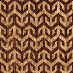 Abstract paneling pattern - seamless background - wood texture