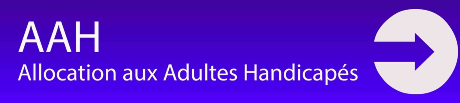 AAH - Allocation aux Adultes Handicap&eacute;s