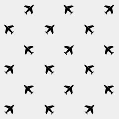  minimalistic vector holiday pattern. planes