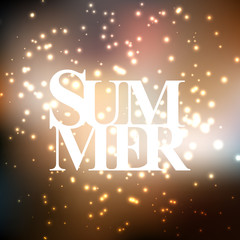 Blurred summer background vector