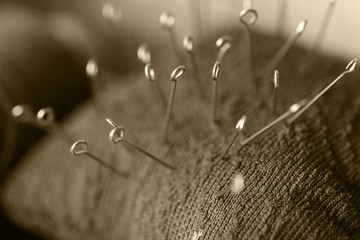 Crafts thread dressmaking scissors monochrome buttons