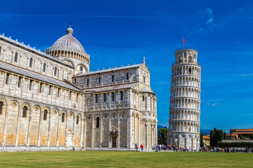 Leaning tower and Pisa cathedral