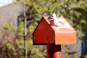 metal design concept of real estate sales