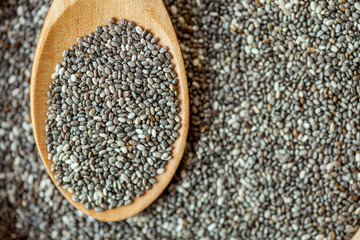 Chia seed healthy superfood.