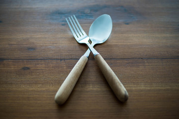 spoons and fork