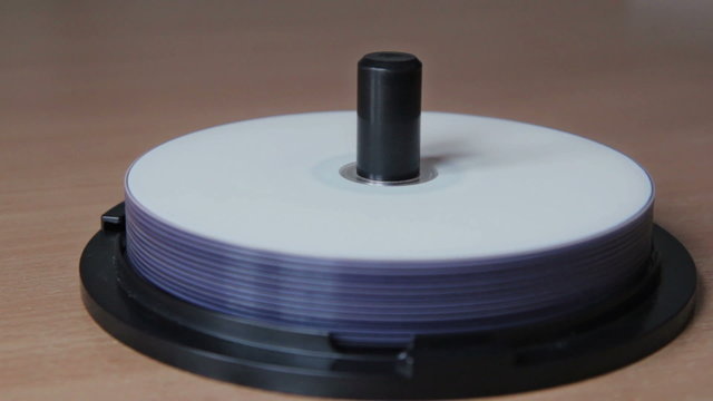Stack of dvd