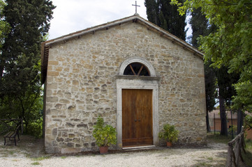 Fototapeta na wymiar Church of St. Alexander in Trivigliano