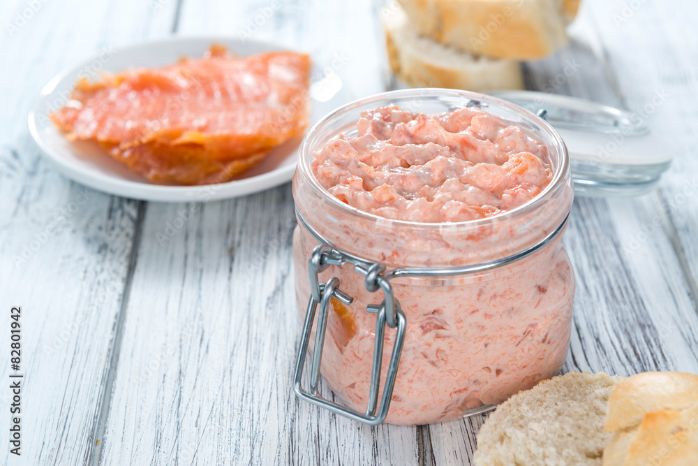 Canvas Prints Homemade Salmon Salad