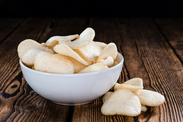 Fresh made Prawn Crackers (Krupuk)