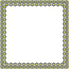 Ornamental Frame for photo with abstract elements