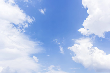 Obraz premium Blue sky with clouds background