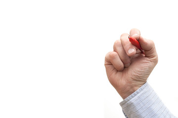 Hand Writing 'In Stock'