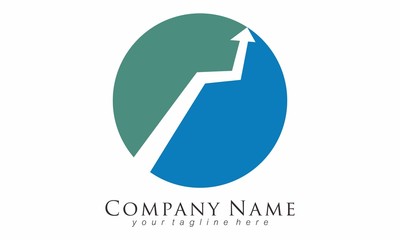 Arrow Graphic chart Logo Vector
