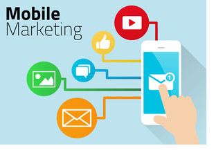 Mobile Marketing Design with Smart Phone - 82804176
