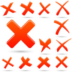 Obraz premium red cross collection