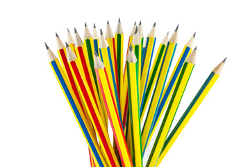 Many colored pencils