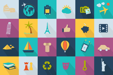 Business icon - style web 2.0 colorful