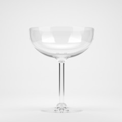 Empty margarita glass