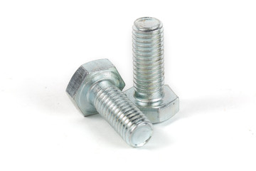 Bolts (screw) isolated on white background