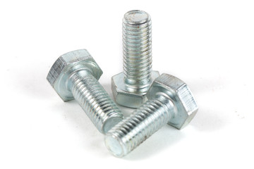 Bolts (screw) isolated on white background