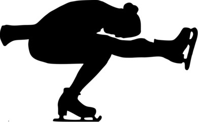Figure Skating Silhouette © Miceking
