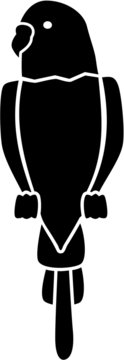 recommend clip art: Budgie Pictogram