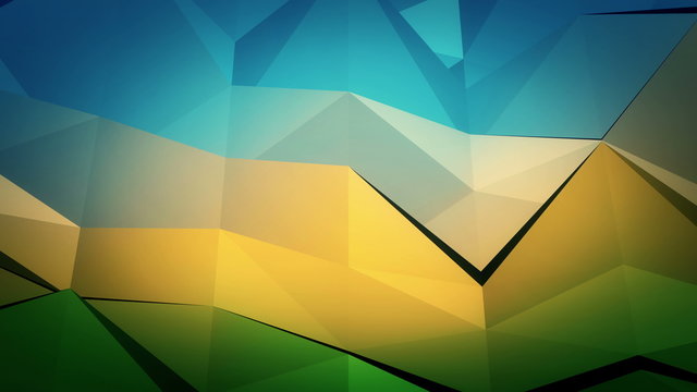 Low-Poly Background reminds landscape.