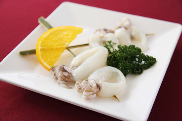raw squid