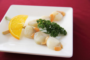 raw scallop