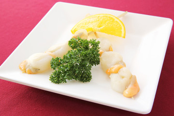 raw scallop